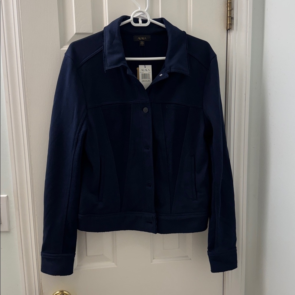 ALALA zephyr jacket. Navy. Size M. NWT - Picture 4 of 7